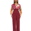 Shop Andrea Iyamah Sita Corset Pants-Plum
