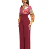 Shop Andrea Iyamah Sita Corset Pants-Plum