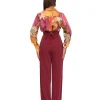 Shop Andrea Iyamah Sita Corset Pants-Plum