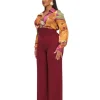 Shop Andrea Iyamah Sita Corset Pants-Plum