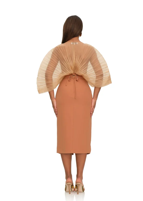 Sale Andrea Iyamah Sita Corset Skirt-Dust