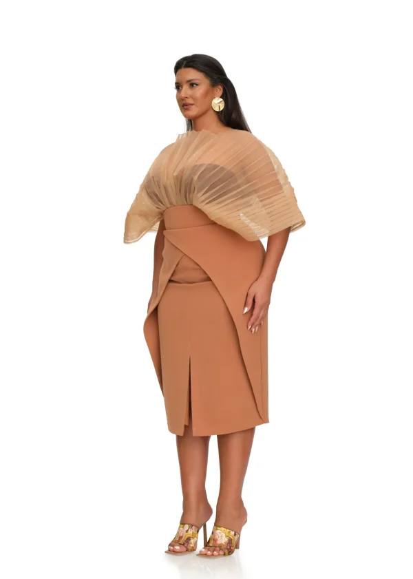 Sale Andrea Iyamah Sita Corset Skirt-Dust