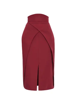Online Andrea Iyamah Sita Corset Skirt-Plum