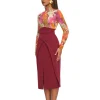 Online Andrea Iyamah Sita Corset Skirt-Plum