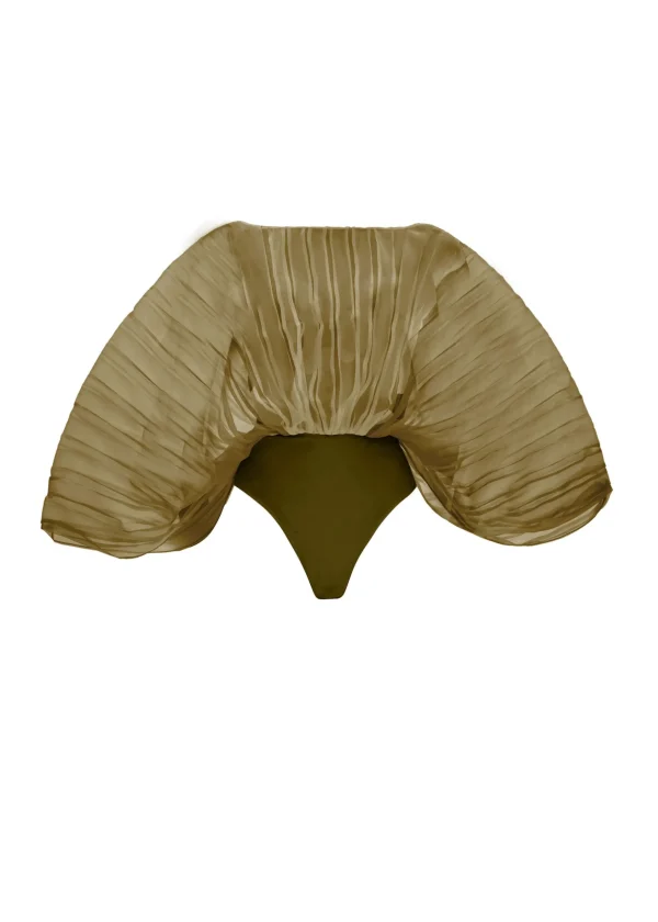 Best Sale Andrea Iyamah Sombra Bodysuit-Jade