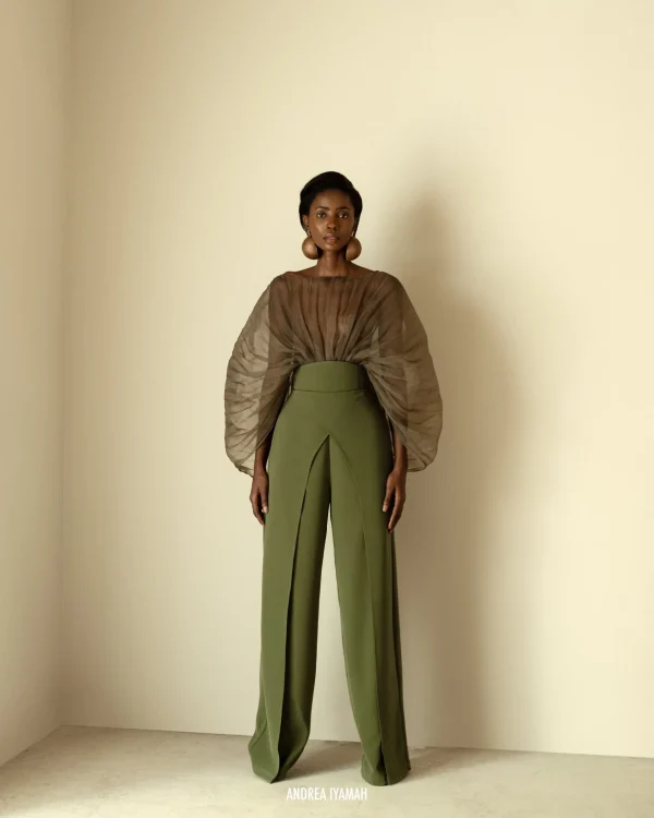 Best Sale Andrea Iyamah Sombra Bodysuit-Jade
