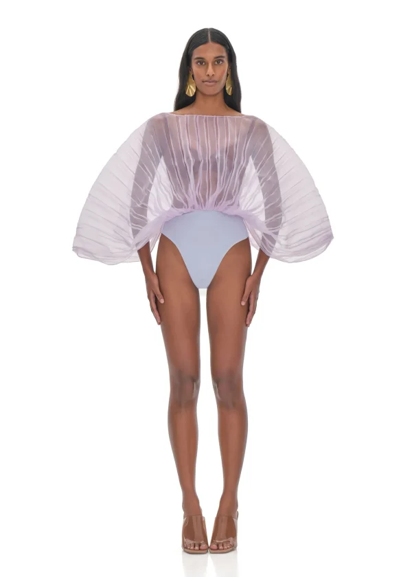 Clearance Andrea Iyamah Sombra Bodysuit-Lilac