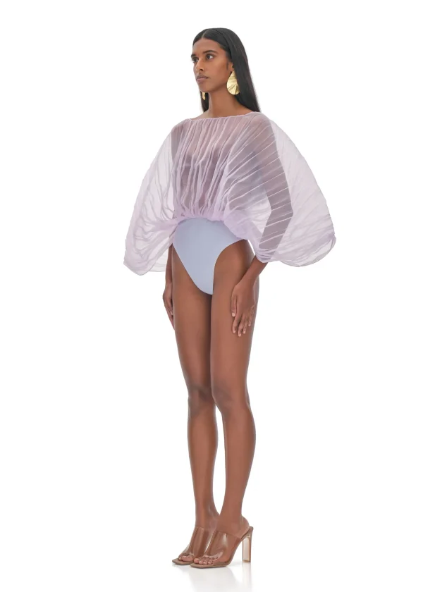 Clearance Andrea Iyamah Sombra Bodysuit-Lilac