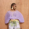 Clearance Andrea Iyamah Sombra Bodysuit-Lilac
