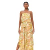 Discount Andrea Iyamah Strata Maxi Dress-Ilia Print