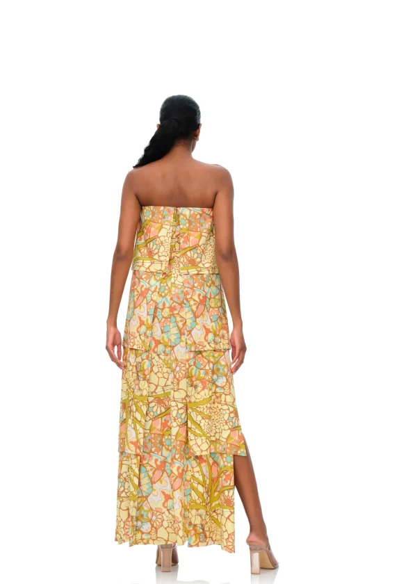 Discount Andrea Iyamah Strata Maxi Dress-Ilia Print
