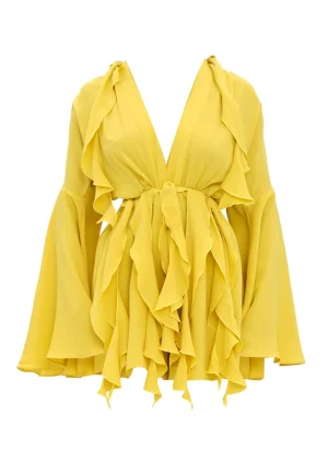 Best Andrea Iyamah Tari Romper-Lemon