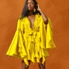 Best Andrea Iyamah Tari Romper-Lemon