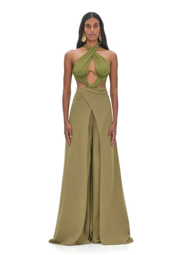 Outlet Andrea Iyamah Thema Green Pants