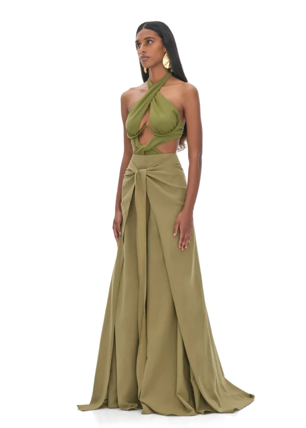 Outlet Andrea Iyamah Thema Green Pants
