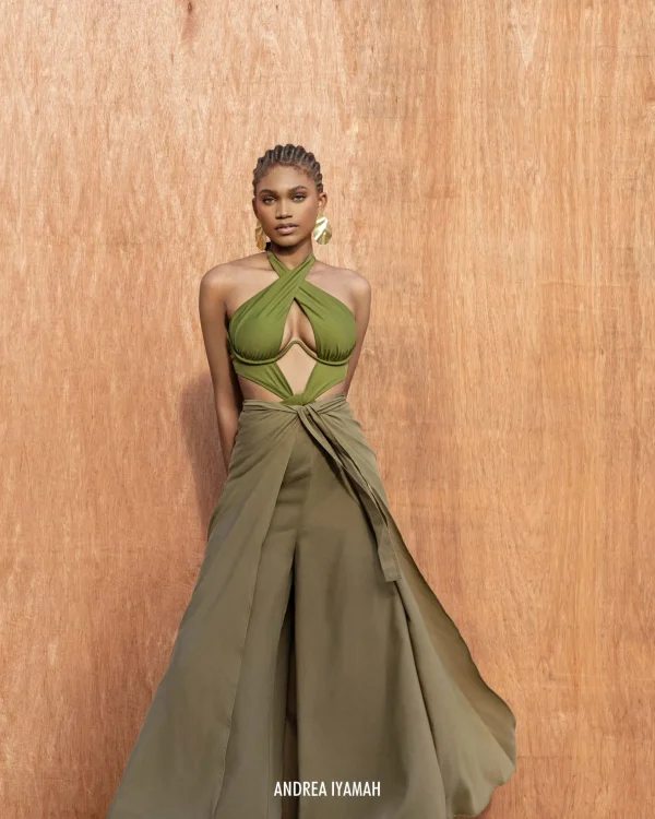 Outlet Andrea Iyamah Thema Green Pants