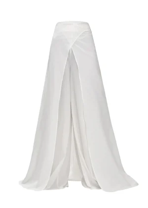 Fashion Andrea Iyamah Thema Ivory Pants