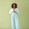 Best Sale Andrea Iyamah Thero Jumpsuit-Mint Blue