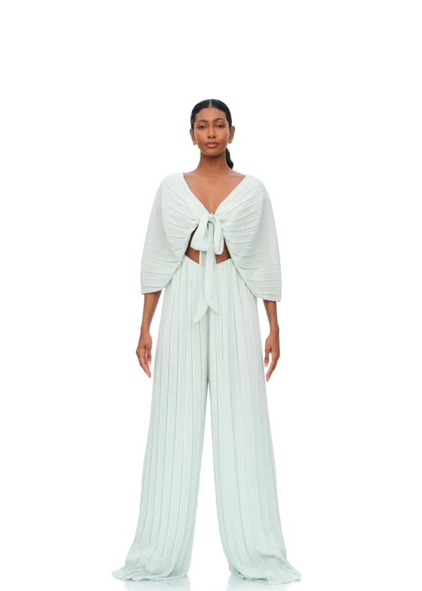 Best Sale Andrea Iyamah Thero Jumpsuit-Mint Blue