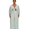Best Sale Andrea Iyamah Thero Jumpsuit-Mint Blue