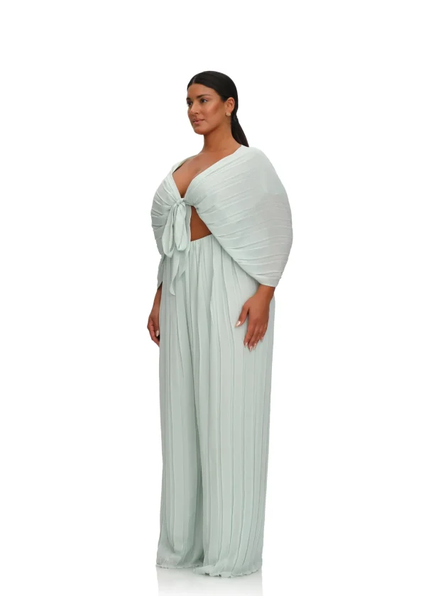 Best Sale Andrea Iyamah Thero Jumpsuit-Mint Blue