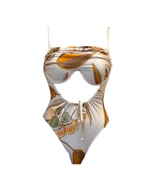 Best Sale Andrea Iyamah Tiaca Eucalyptus One Piece Swimsuit