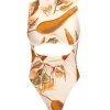 Best Sale Andrea Iyamah Tiaca Eucalyptus One Piece Swimsuit