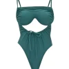 Best Andrea Iyamah Tiaca Forest Green One Piece Swimsuit