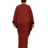 Online Andrea Iyamah Tibara Kaftan Dress-Cinnamon