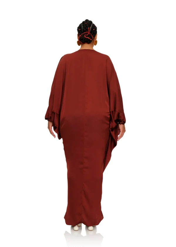 Online Andrea Iyamah Tibara Kaftan Dress-Cinnamon