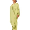 Best Sale Andrea Iyamah Tibara Kaftan Dress-Lime