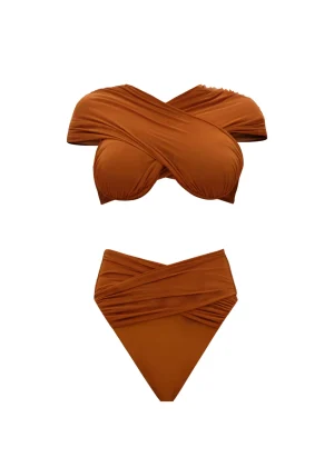Hot Andrea Iyamah Ubu Bikini-Sand