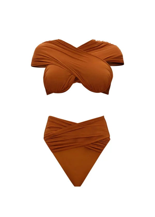Hot Andrea Iyamah Ubu Bikini-Sand