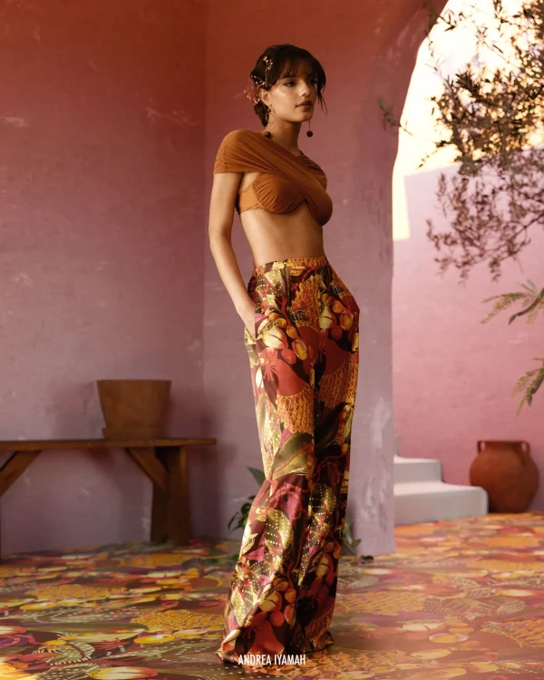 Hot Andrea Iyamah Ubu Bikini-Sand