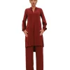 Cheap Andrea Iyamah Uchi Tunic-Chocolate