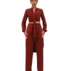 Cheap Andrea Iyamah Uchi Tunic-Chocolate