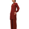 Cheap Andrea Iyamah Uchi Tunic-Chocolate