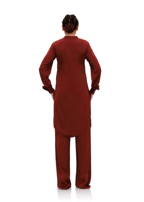 Cheap Andrea Iyamah Uchi Tunic-Chocolate