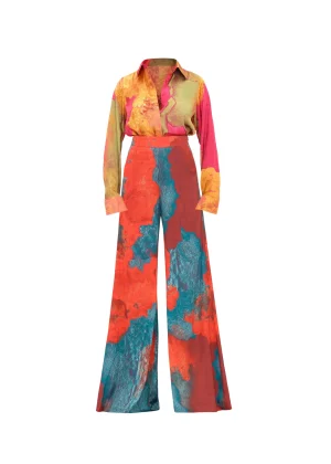 Fashion Andrea Iyamah Vana Shirt-Eros Print