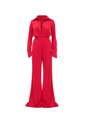 Store Andrea Iyamah Vana Shirt-Ruby