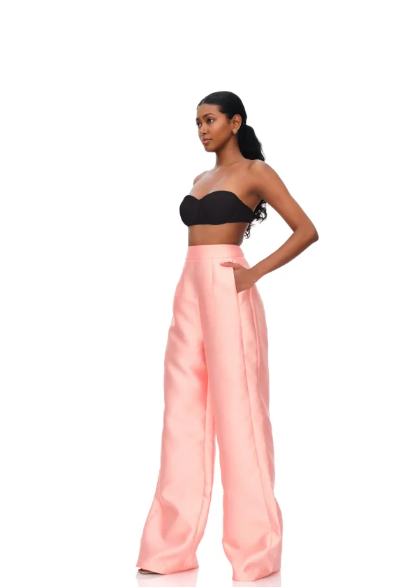 New Andrea Iyamah Vasi Pants-Peach