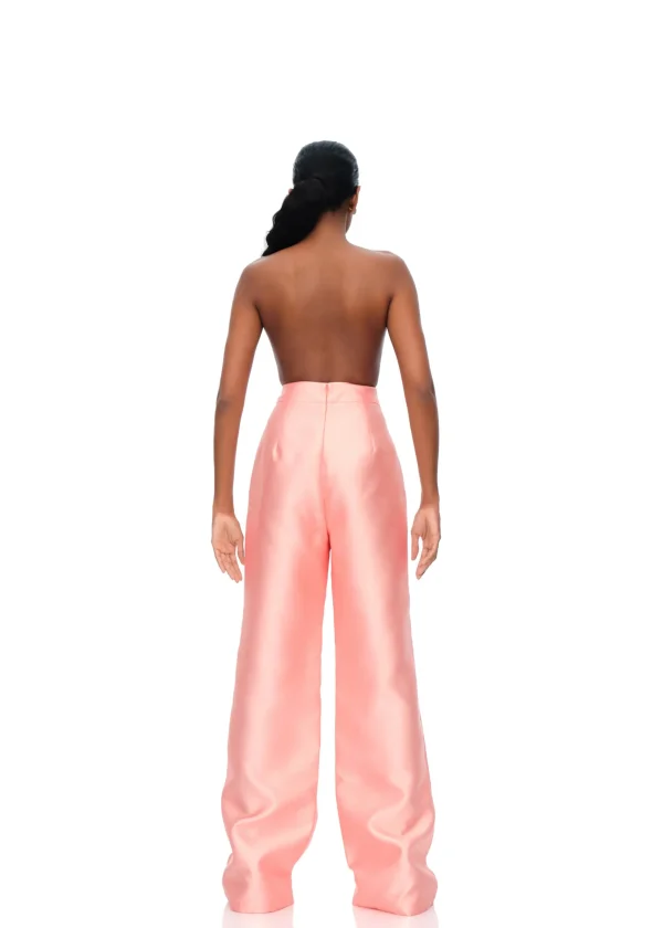 New Andrea Iyamah Vasi Pants-Peach