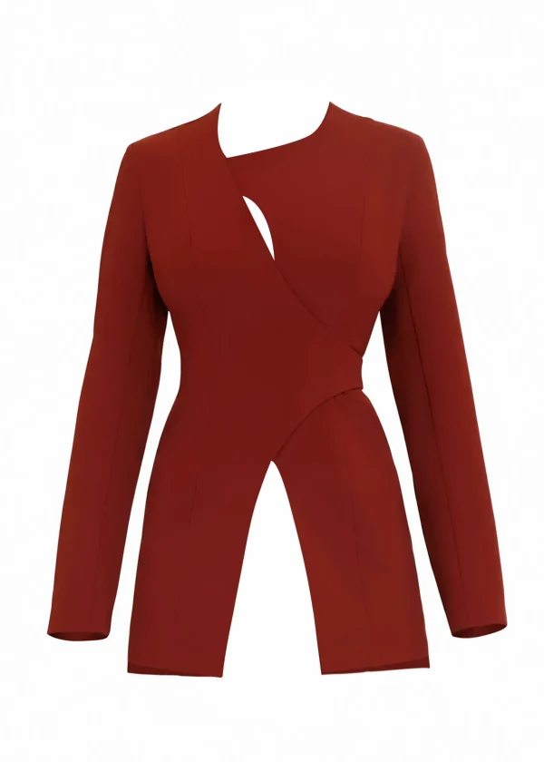 Best Andrea Iyamah Vira Pomegranate Blazer