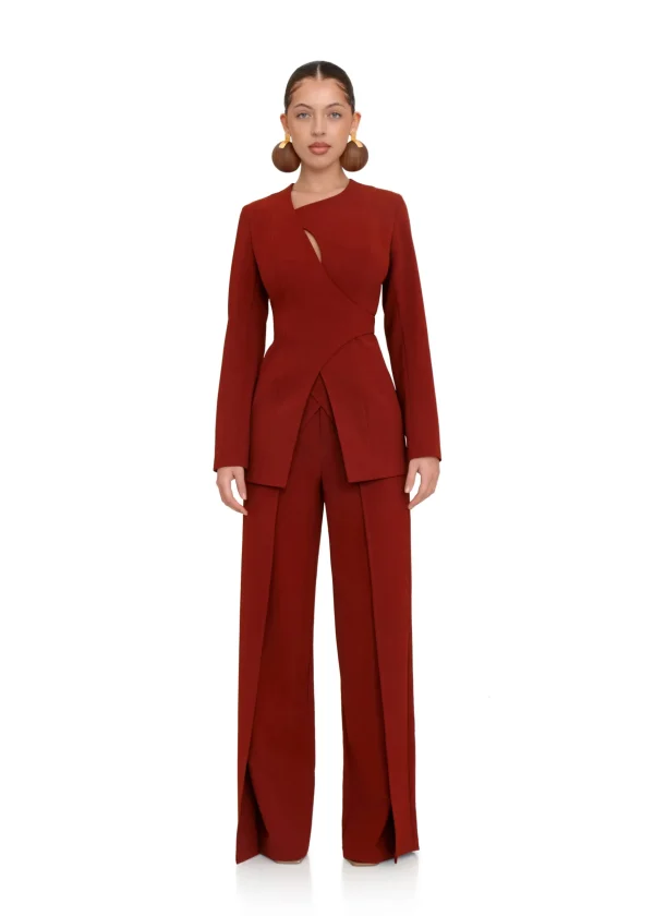 Best Andrea Iyamah Vira Pomegranate Blazer