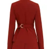 Best Andrea Iyamah Vira Pomegranate Blazer