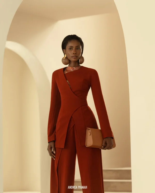 Best Andrea Iyamah Vira Pomegranate Blazer