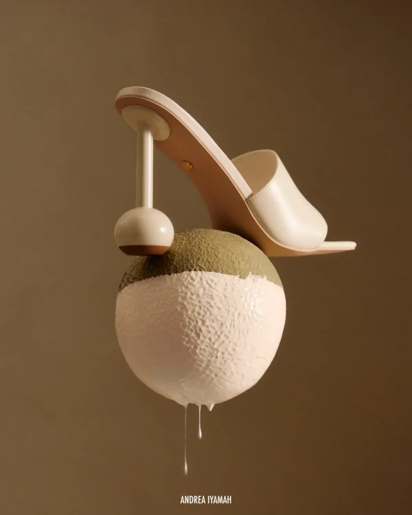 Cheap Andrea Iyamah Yuri Sandals-Cream