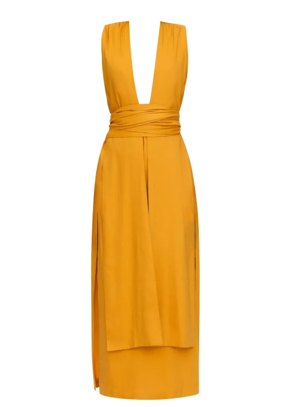 Best Andrea Iyamah Zado Dress-Gold