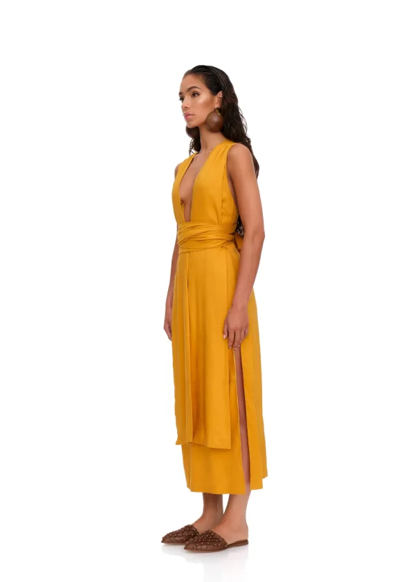 Best Andrea Iyamah Zado Dress-Gold
